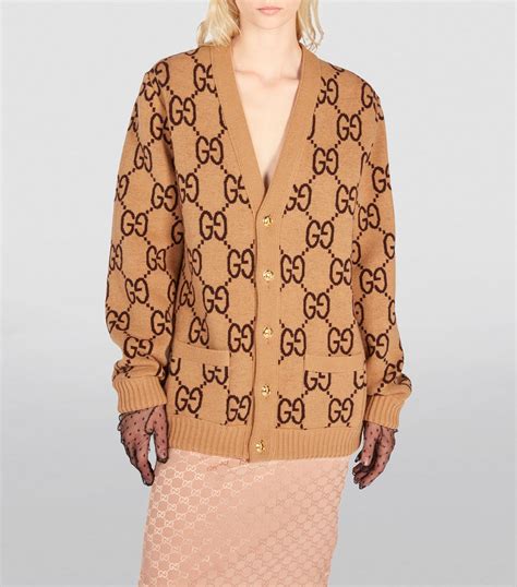 cardigan gucci nữ|gucci reversible cardigan.